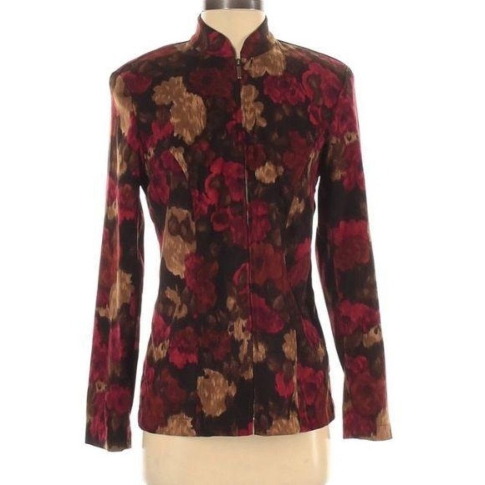 Elementz Floral‎ Zip Up Jacket